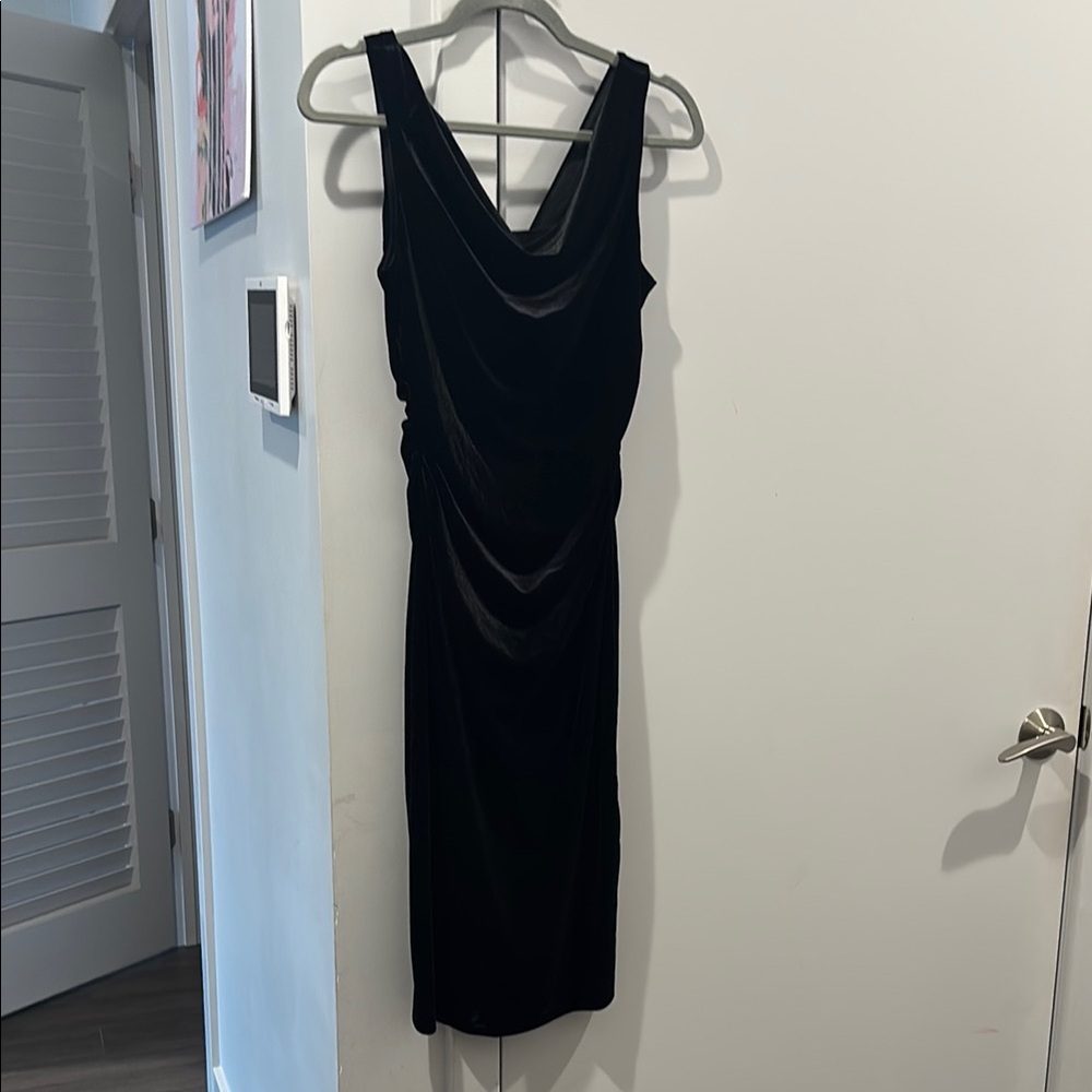 Velvet Black Dress